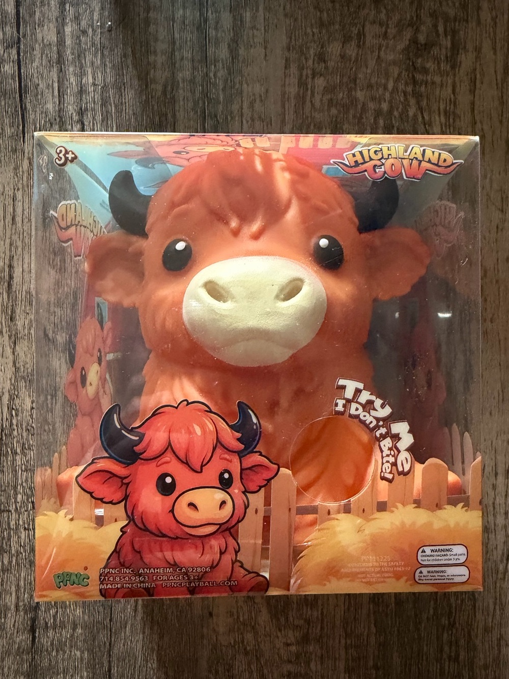 NWT Highland Cow Squishy Fidget Sensory Toy Viral Five Below Exclusive RARE HTF